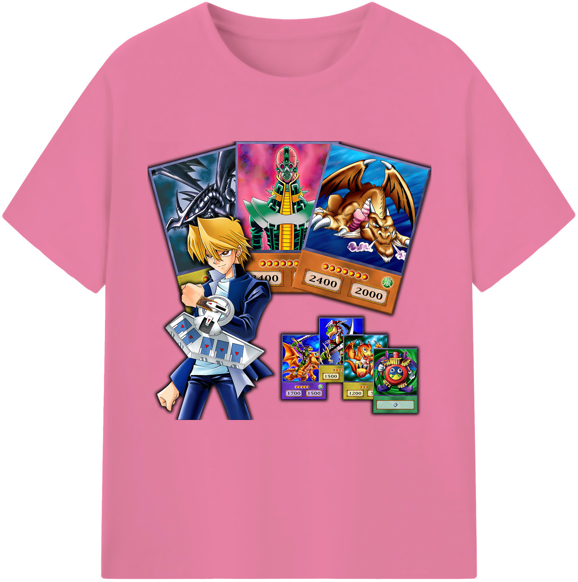 （画像用） 遊☆戯☆王 Yu-Gi-Oh! 綿100％半袖Tシャツ（フロントプリント）